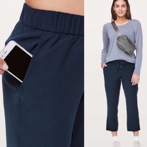 On The Fly Crop Woven Athletic Trouser by Lululemon